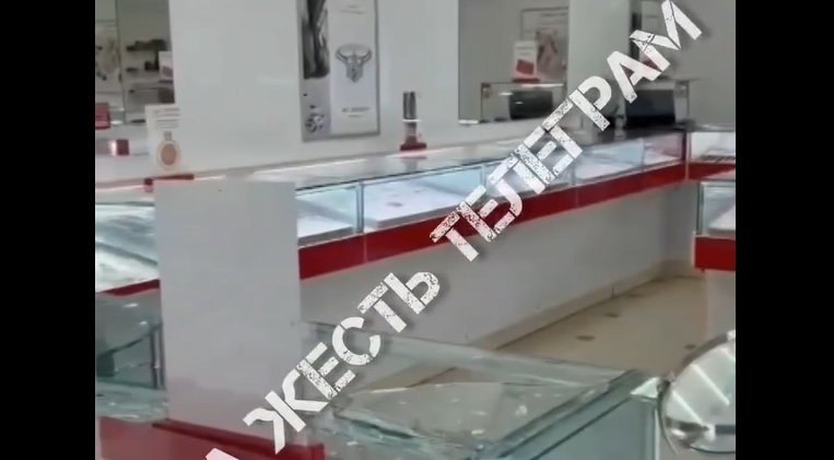 Из ювелирного магазина в Тульской области грабители вынести изделия на сумму более 20 млн рублей