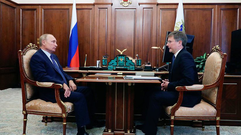 Гендиректор АЛРОСА доложил Владимиру Путину о состоянии дел в компании и ситуации на алмазном рынке