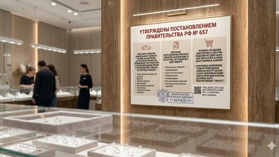 Правительство РФ утвердило новые правила продажи ювелирных изделий: жесткие требования к маркировке и защите покупателей