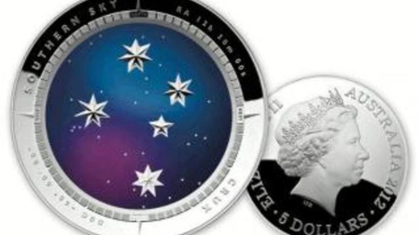 «Южный Крест» - необычная выпуклая монета Австралии