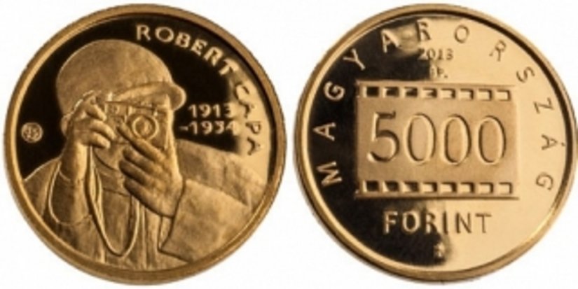 «Роберт Капа» - золотая монета Венгрии