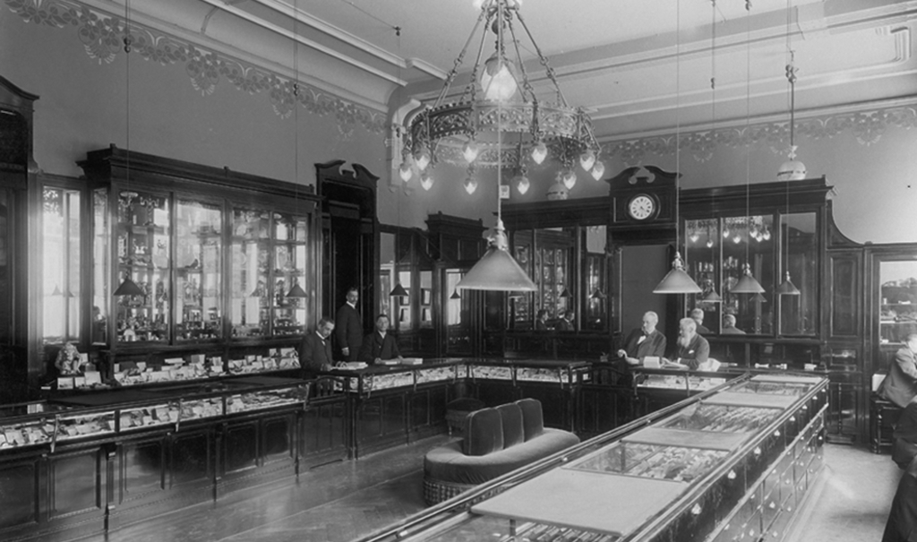 Магазин Фаберже в Санкт-Петербурге. 1910 