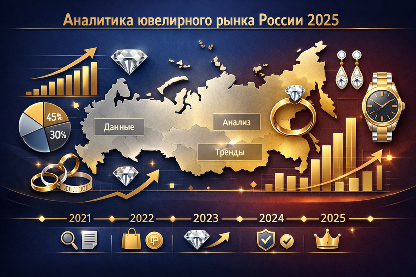 Великая дивергенция: Структурная трансформация российского ювелирного рынка по итогам 2025 года