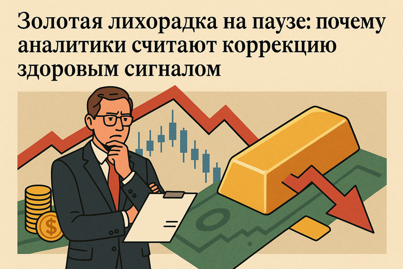Золотая лихорадка на паузе: почему аналитики считают коррекцию здоровым сигналом