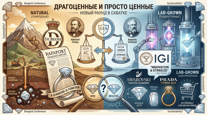 Драгоценные и просто ценные: новый виток противостояния натуральных и лабораторных камней