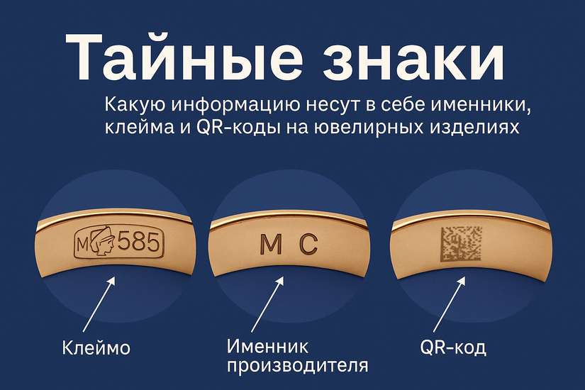 Тайные знаки: какую информацию несут в себе именники, клейма и QR-коды на ювелирных изделиях?