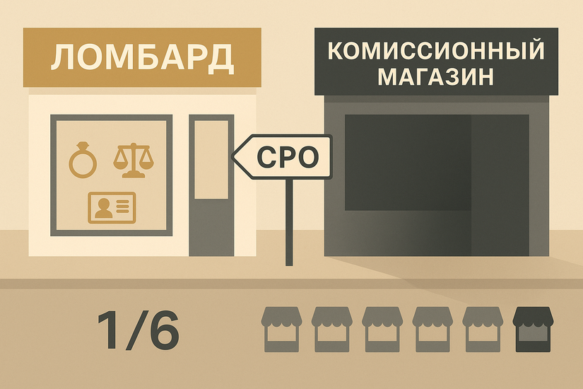 Введение СРО может "загнать в тень" каждый шестой ломбард в России