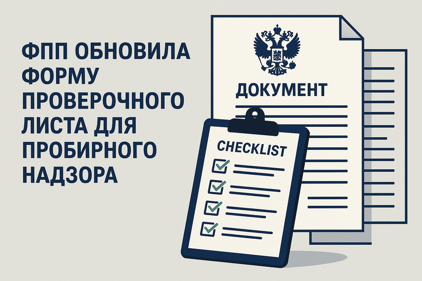 ФПП обновила форму проверочного листа для пробирного надзора