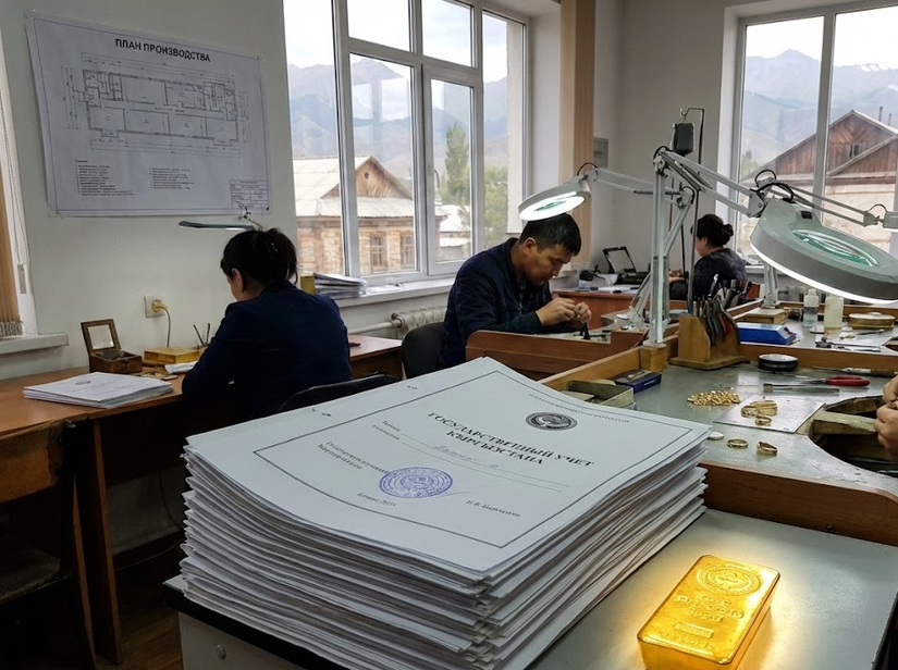 Дешевое золото только реальным заводам: в Кыргызстане меняют правила спецучета ювелиров