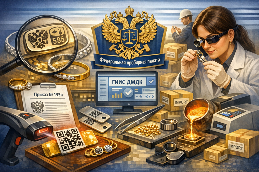 Федеральная пробирная палата утвердила единую Инструкцию по клеймению и маркировке: обзор Приказа № 193н