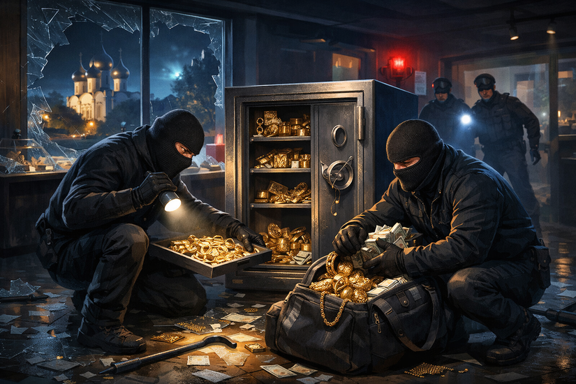 Дерзкое ограбление ювелирного магазина в Вологде: дело «ночных налетчиков» передано в суд