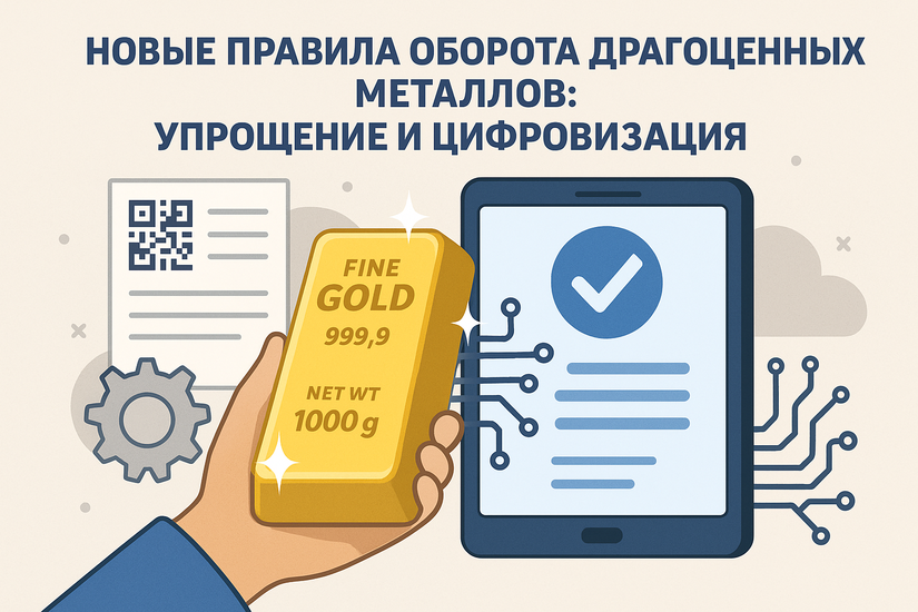 Новые правила оборота драгоценных металлов: упрощение и цифровизация