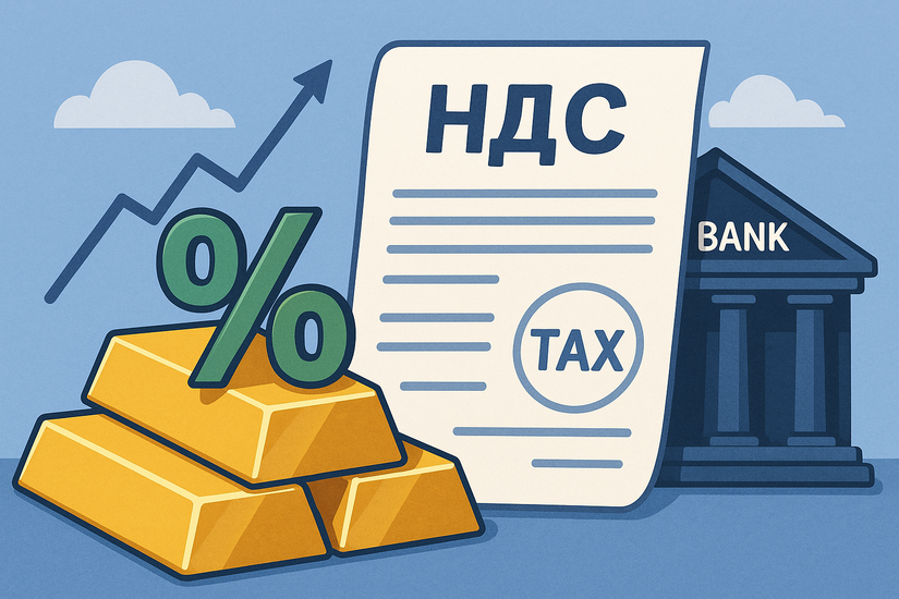 Проценты по вкладам в драгметаллах могут освободить от НДС