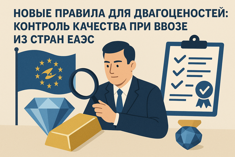 Новый порядок: Правительство РФ ввело обязательное подтверждение характеристик драгметаллов и драгкамней ввозимых из стран ЕАЭС