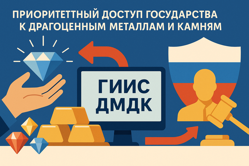 ГИИС ДМДК обеспечит государству приоритетный доступ к драгоценным металлам и камням