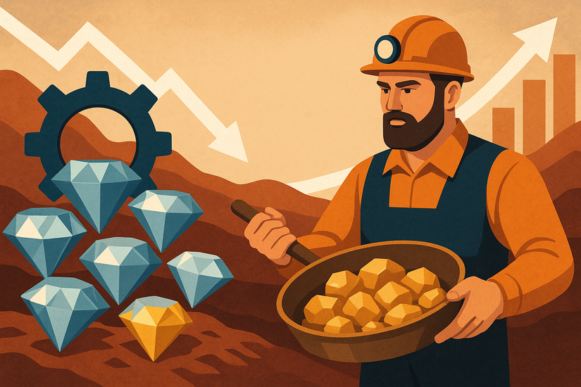 АЛРОСА расширяет золотодобычу, чтобы компенсировать снижение выручки от алмазов