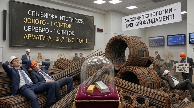 «Волк с Уолл-стрит» нервно курит арматуру: Петербургская биржа подвела итоги года