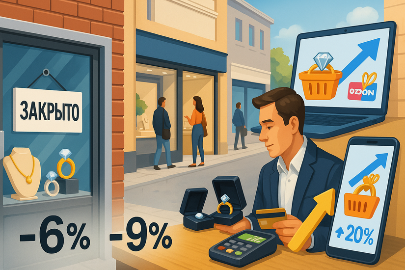 Ювелирный рынок России: магазины закрываются, а средний чек растет