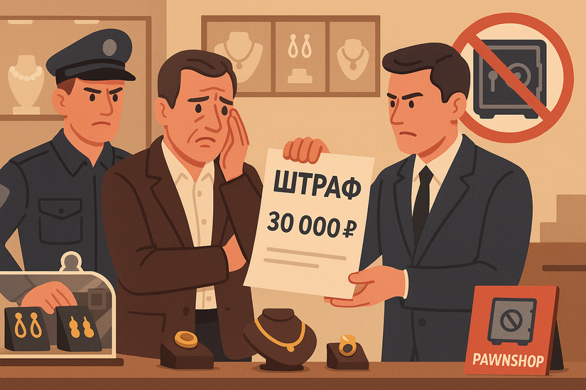 В Туле оштрафован владелец ювелирного салона, организовавший подпольный ломбард