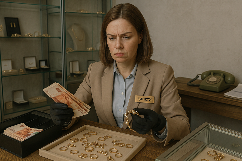Специалист ломбарда в Астрахани выдавала бижутерию за драгоценности и похитила более 5 млн рублей