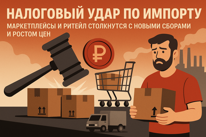 Налоговый удар по импорту: Маркетплейсы и ритейл столкнутся с новыми сборами и ростом цен