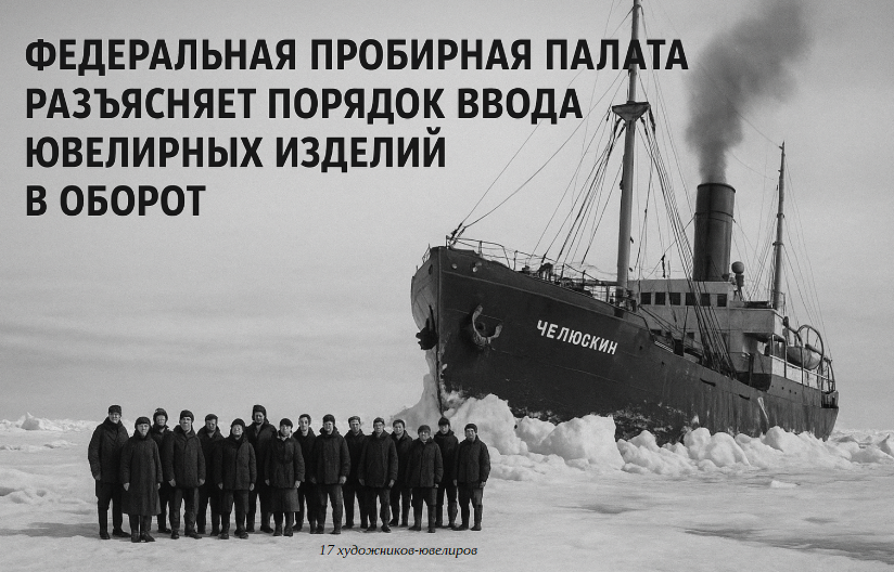 Федеральная пробирная палата разъясняет порядок ввода ювелирных изделий в оборот для художников-ювелиров