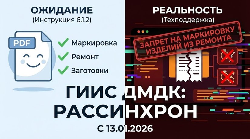 ГИИС ДМДК: Обновление 6.1.2 и скрытые запреты. Инструкция vs Реальность