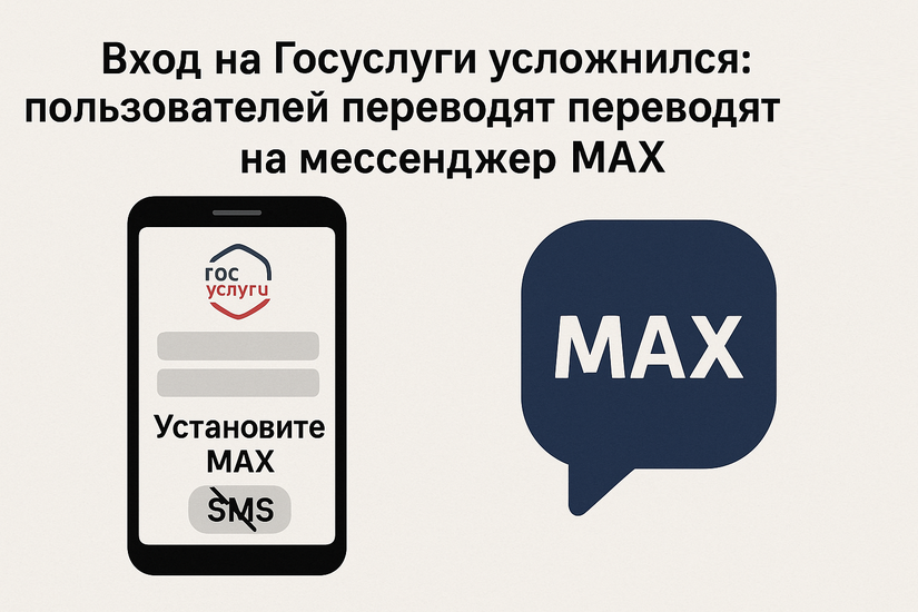 Вход на «Госуслуги» усложнился: пользователей мобильных устройств принудительно переводят на мессенджер «MAX»