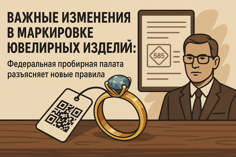 Важные изменения в маркировке ювелирных изделий: Федеральная пробирная палата разъясняет новые правила