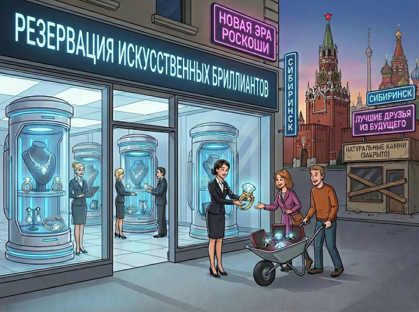 Бриллиантовая сегрегация: В России открывают «резервации» для искусственных бриллиантов