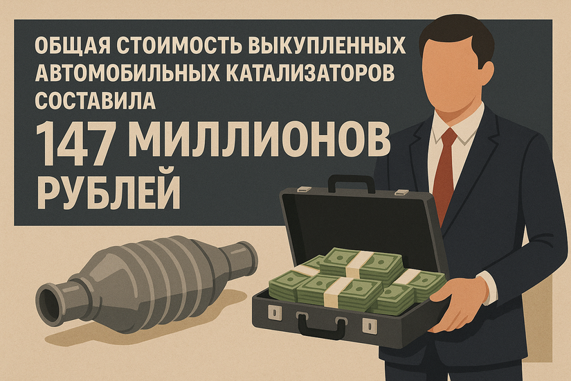 ФПП: Общая стоимость выкупленных автомобильных катализаторов составила 147 миллионов рублей
