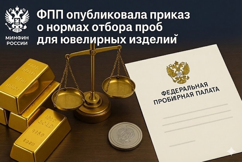 ФПП утвердила новые правила отбора ювелирных изделий на опробование и анализ: что изменится с 2026 года
