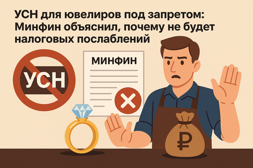Минфин против отмены запрета на УСН для ювелиров и повышения порога выручки для освобождения от НДС