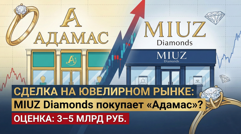 Громкая сделка на ювелирном рынке: сеть «Адамас» готовится к продаже, основной претендент — MIUZ Diamonds