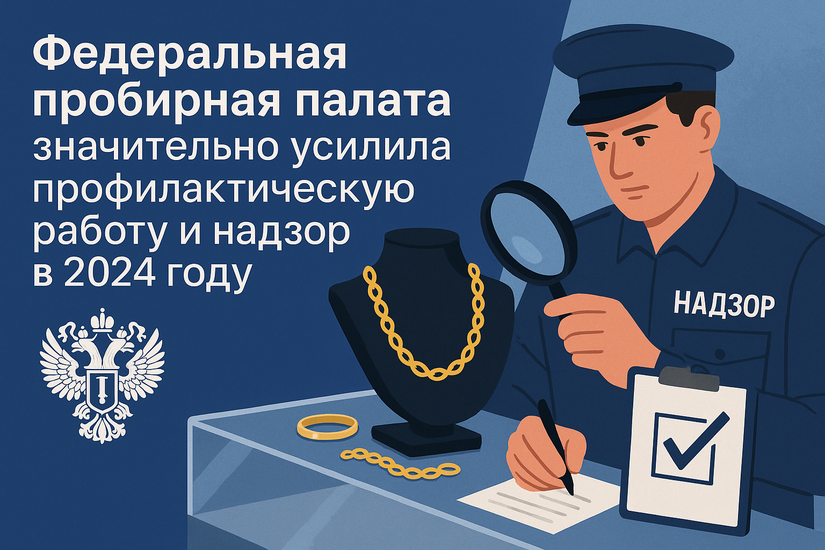 Федеральная пробирная палата значительно усилила профилактическую работу и надзор в 2024 году