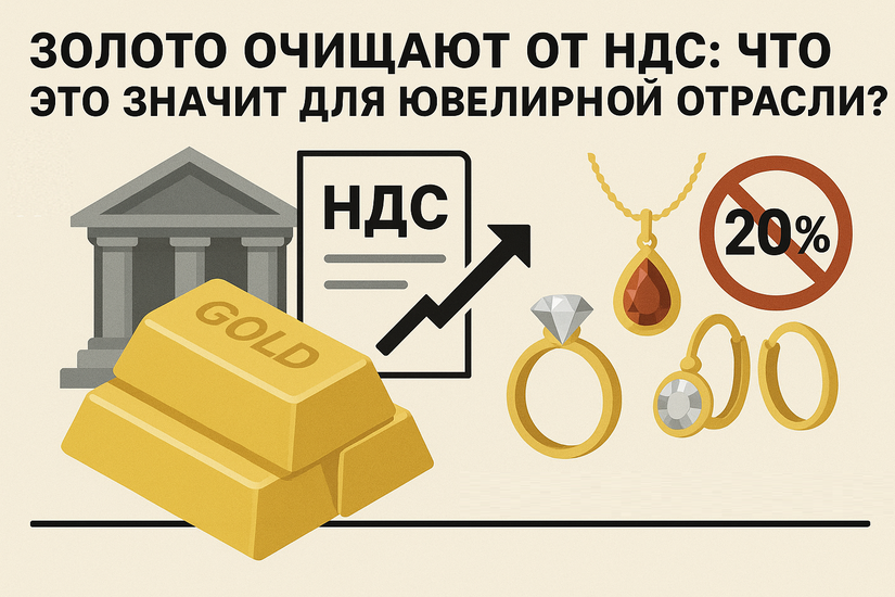 Золото очищают от НДС: что это значит для ювелирной отрасли?