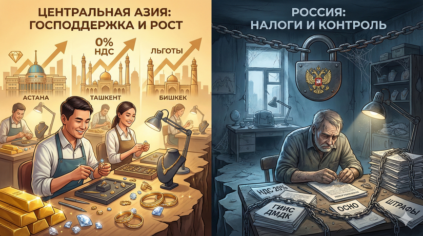 Ювелирный прорыв Центральной Азии: экспорт Казахстана вырос в 7 раз на фоне господдержки
