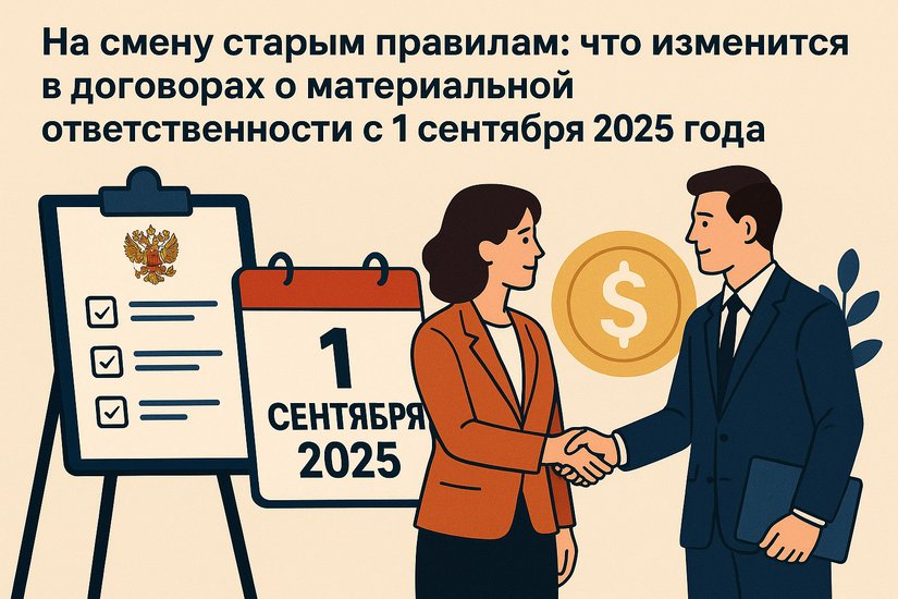 На смену старым правилам: что изменится в договорах о материальной ответственности с 1 сентября 2025 года