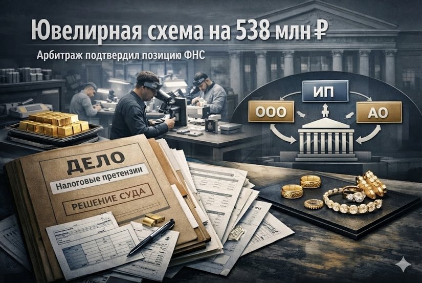 «Ювелирная схема» на полмиллиарда: Суд утвердил налоговые претензии к «Красносельскому Ювелирпрому» и бенефициарам «Алмаз-Холдинга»