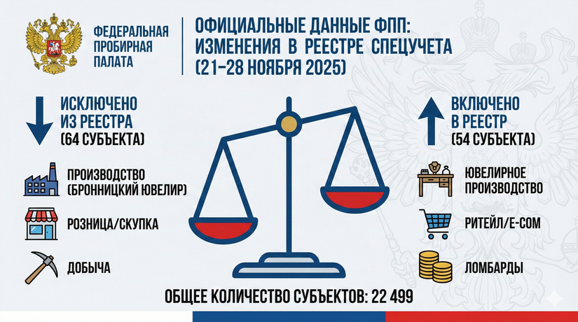 РЕЕСТР СПЕЦУЧЕТА обновлен: ротация производителей и новые имена в ритейле (21–28 ноября 2025)