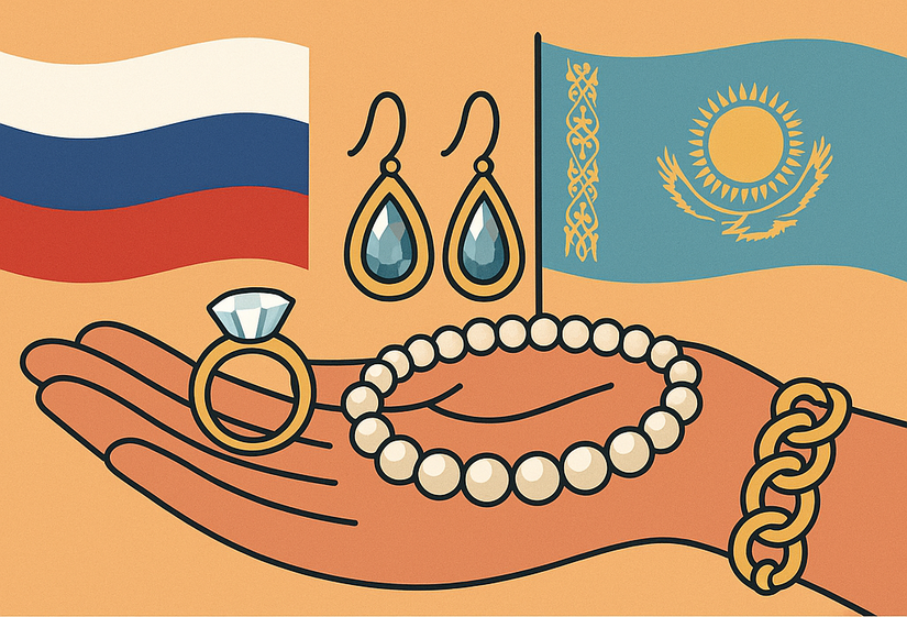 Российские ювелирные изделия и бижутерия всё популярнее в Казахстане