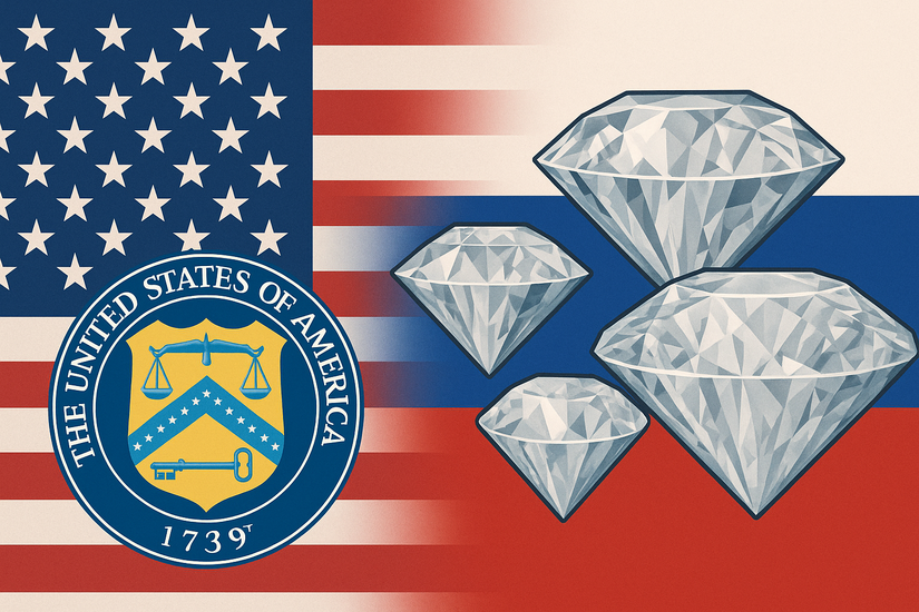США частично разрешили импорт бриллиантов из России