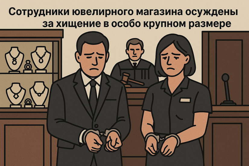 Сотрудники ювелирного магазина осуждены за хищение в особо крупном размере