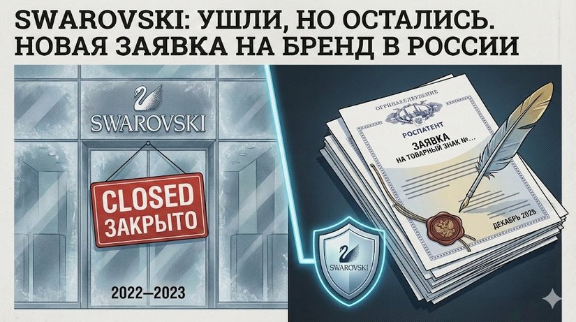 Swarovski снова в Роспатенте: австрийский бренд планирует вернуться в Россию