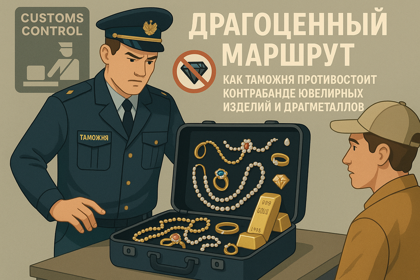 Драгоценный маршрут: Как таможня противостоит контрабанде ювелирных изделий и драгметаллов