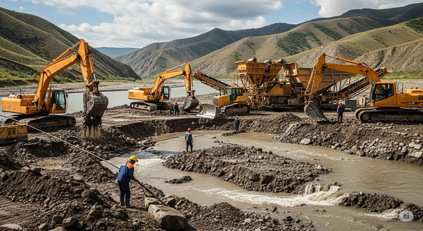 В Восточном Казахстане пресекли незаконную добычу золота, нанёсшую ущерб на сотни миллионов тенге