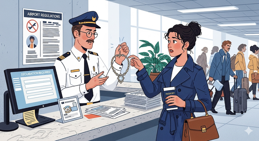 Как правильно перевозить драгоценности через границу?