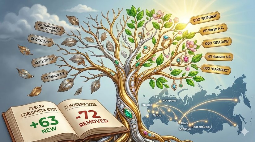 РЕЕСТР СПЕЦУЧЕТА обновлен: новые производители и оживление региональной розницы (14–21 ноября 2025)
