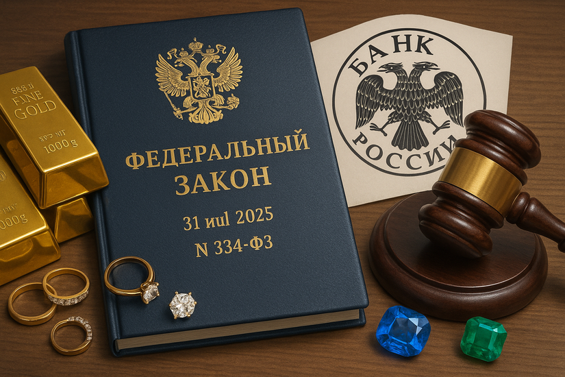 Подписан закон, ужесточающий контроль за оборотом драгоценных металлов и камней