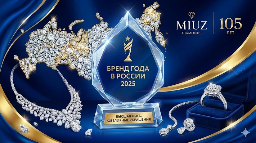 Ювелирный дом MIUZ Diamonds стал лауреатом Национальной премии «Бренд года в России 2025»